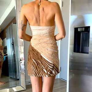 Bebe silk mini dress